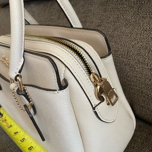 Coach Ivory Leather Satchel - Picture 3 of 9